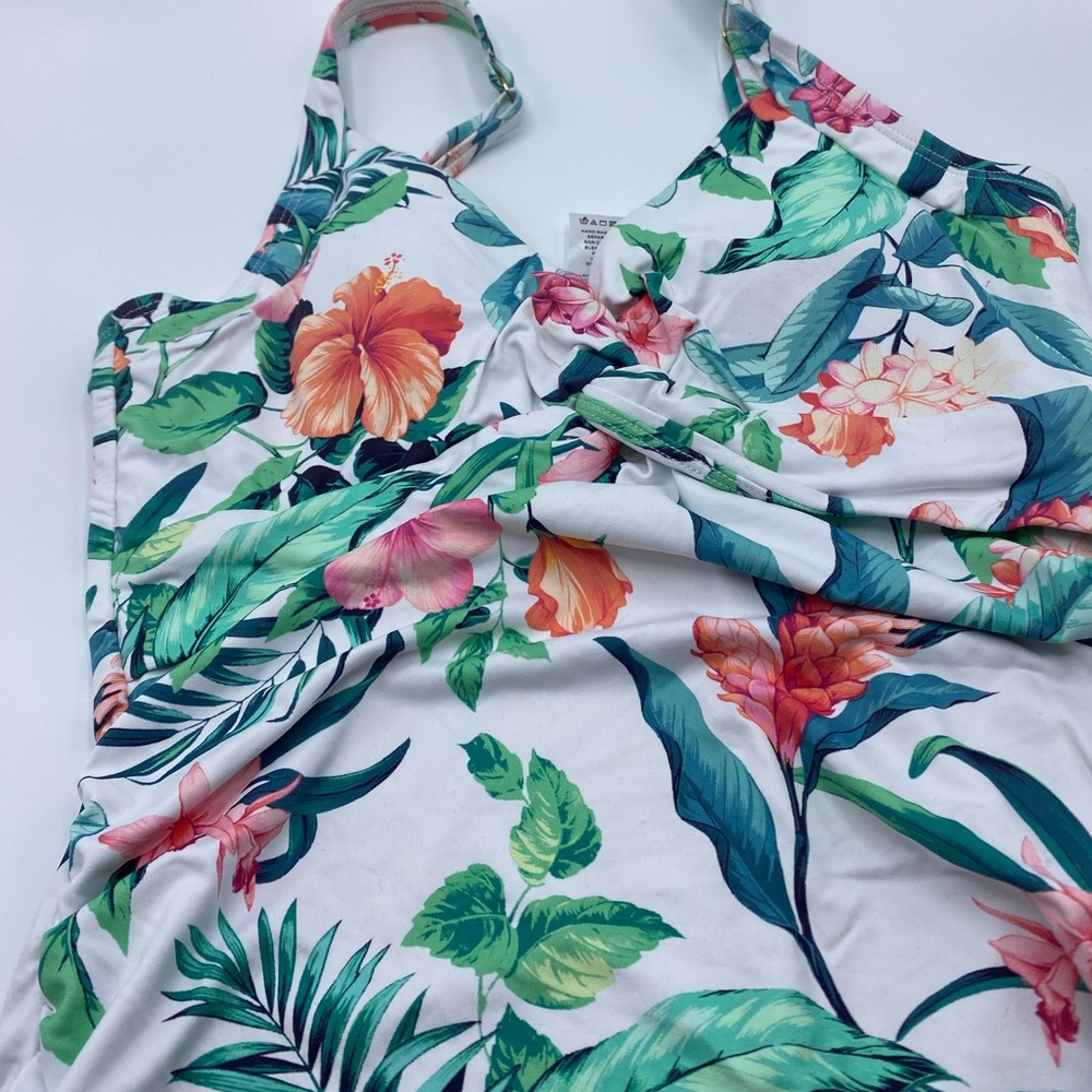 Tommy Bahama TROPI-CALLING‎ FLORAL UNDERWIRE TANKINI - Picture 5 of 8
